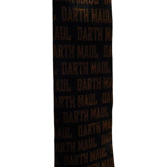 Star Wars Darth Maul Necktie 51 In Black George Lucas Ralph Marlin Tie Polyester - Picture 3 of 4